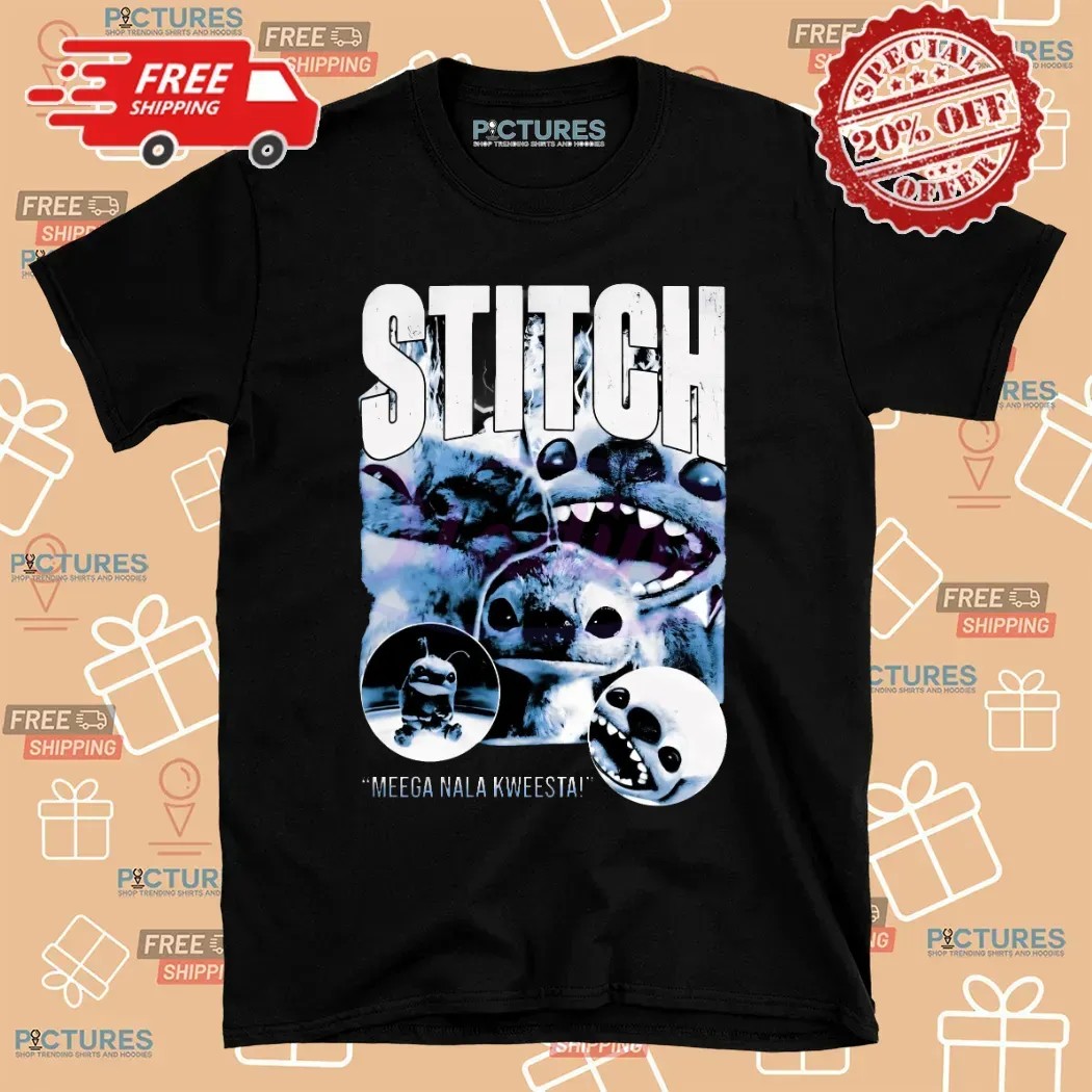 Stitch Collage Meega Nala Kweesta Disney Movie T Shirt