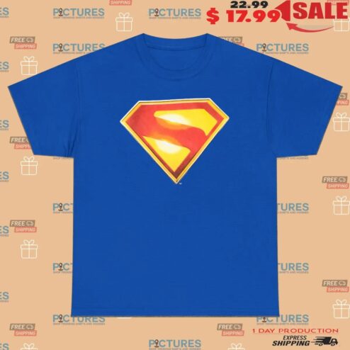 Superman 2025 Movie Shield Theatrical Logo T Shirt