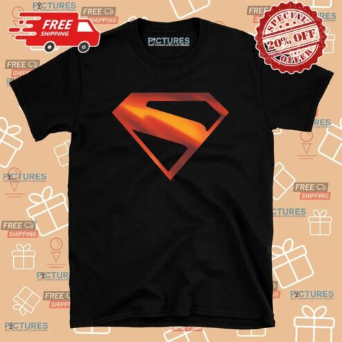 Superman 2025 Movie Stylized S-shield T Shirt