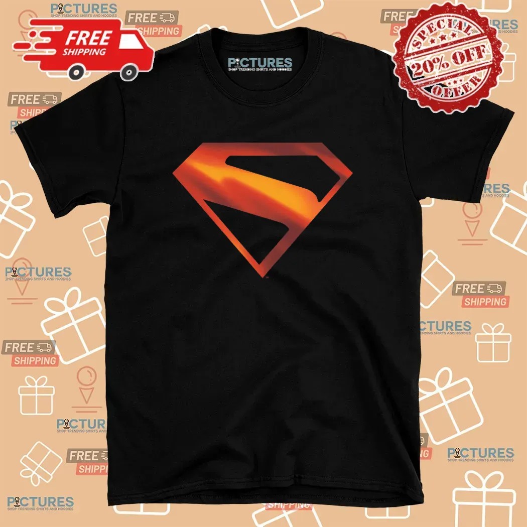 Superman 2025 Movie Stylized S-shield T Shirt Superman 2025 Movie Stylized S-shield T Shirt