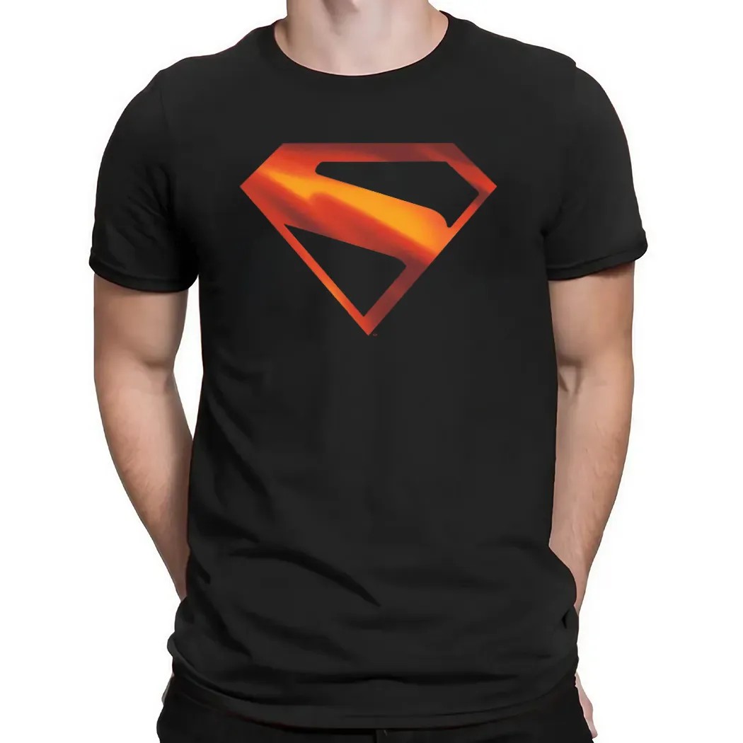 Superman 2025 Movie Stylized S-shield T Shirt Superman 2025 Movie Stylized S-shield T Shirt