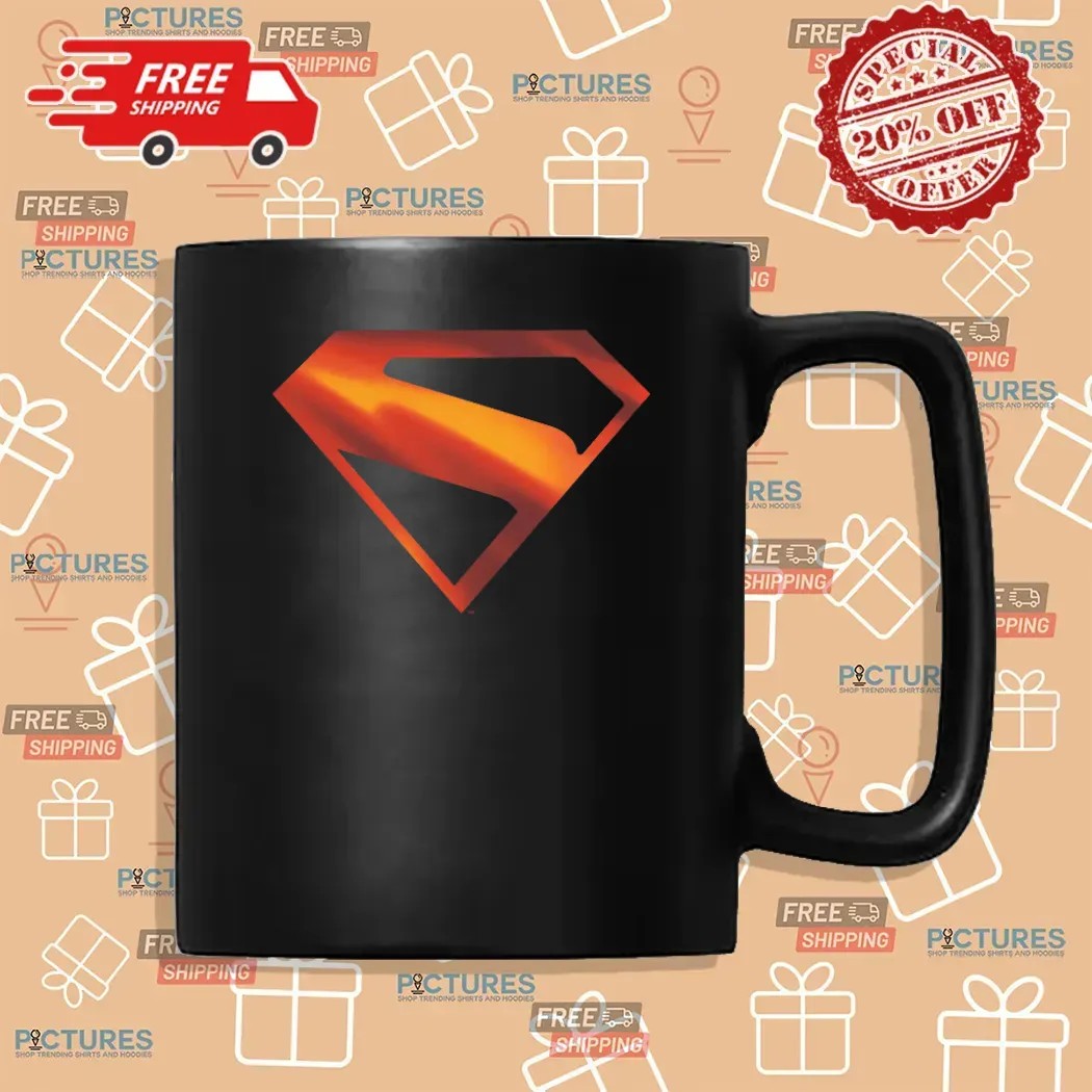 Superman 2025 Movie Stylized S-shield T Shirt Superman 2025 Movie Stylized S-shield T Shirt