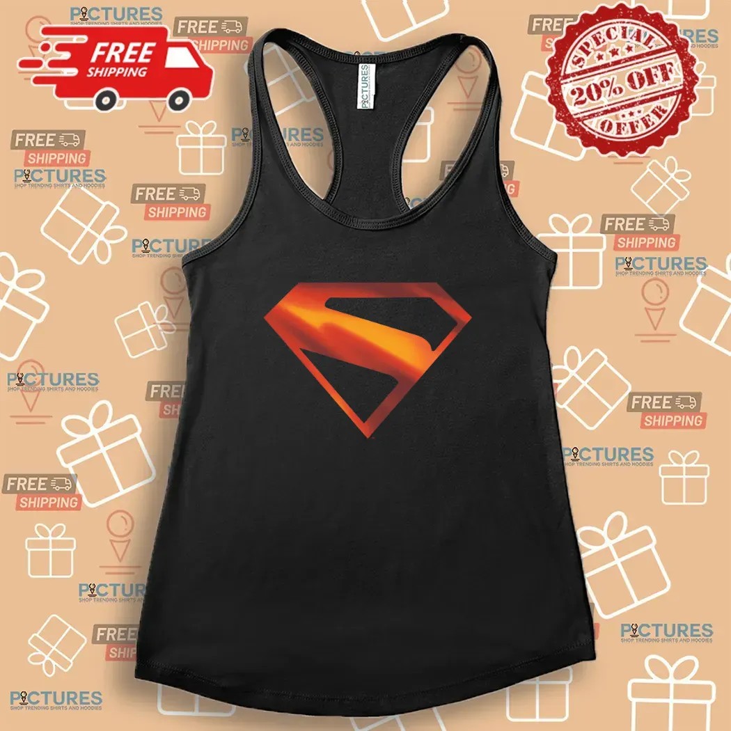 Superman 2025 Movie Stylized S-shield T Shirt Superman 2025 Movie Stylized S-shield T Shirt