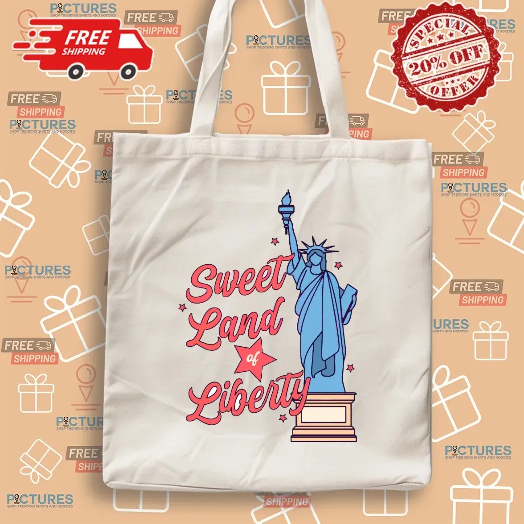 Sweet Land Of Liberty Statue Of Liberty 4th of July T Shirt