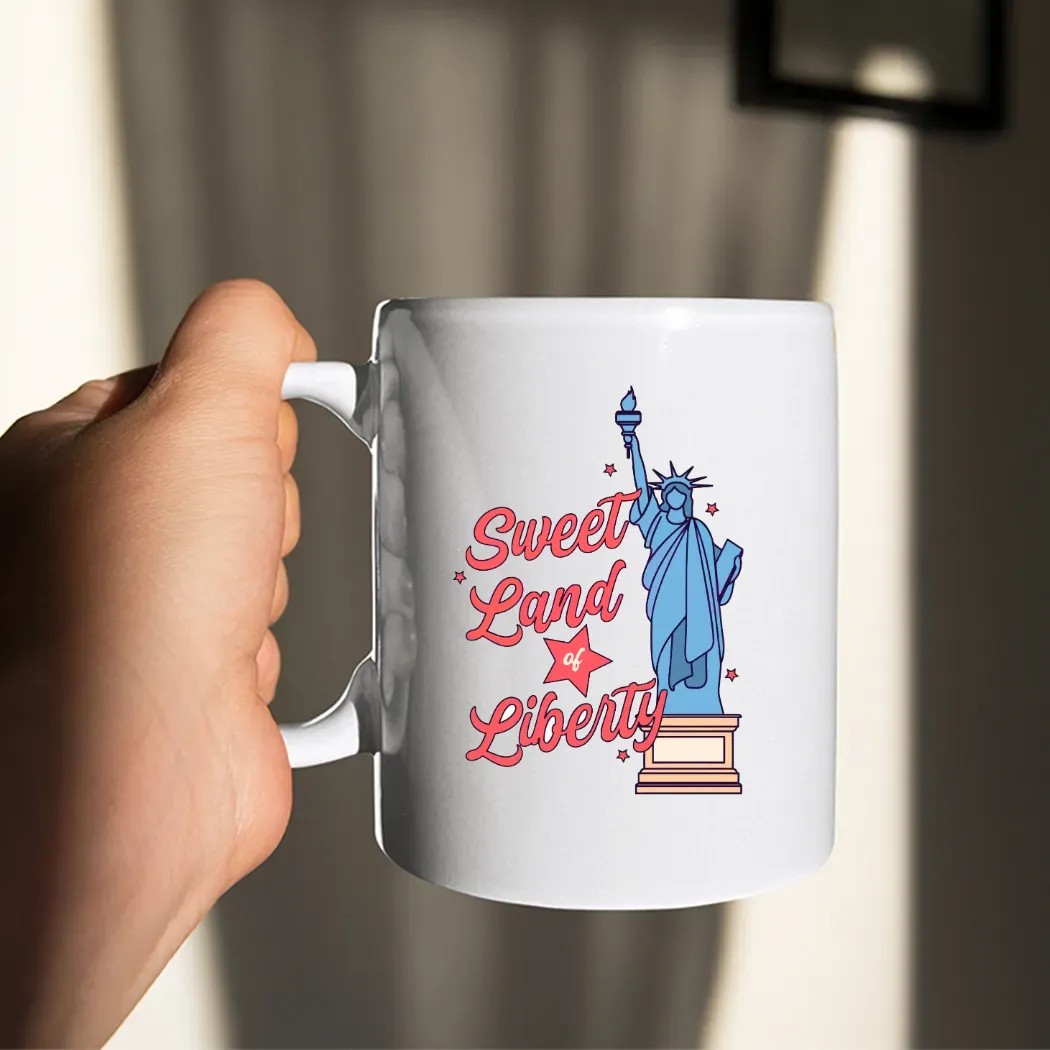 Sweet Land Of Liberty Statue Of Liberty 4th of July T Shirt