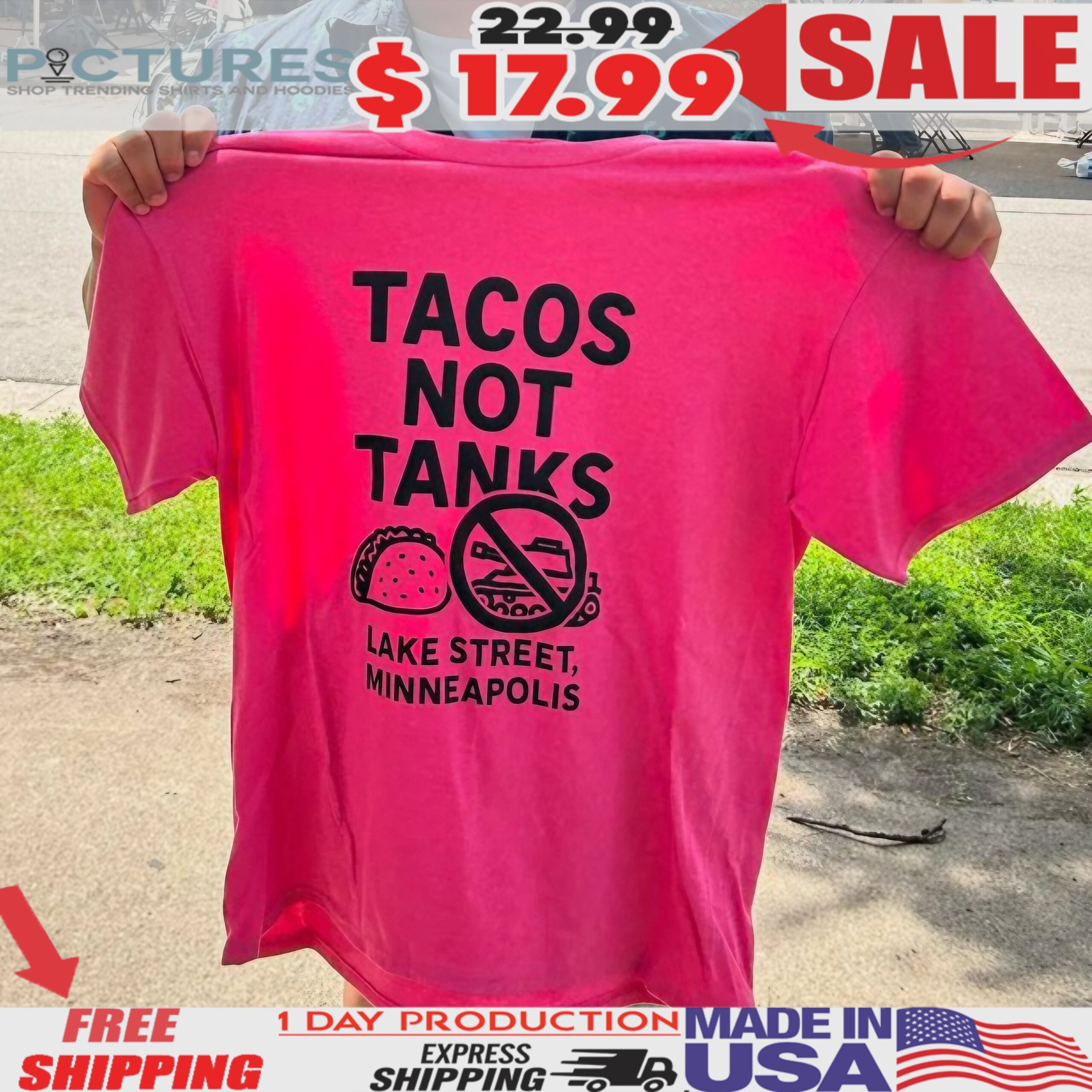 Tacos Not Tanks Lake Street Minneapolis Protest T Shirt Tacos Not Tanks Lake Street Minneapolis Protest T Shirt 1 Picturestees Customized Gifts