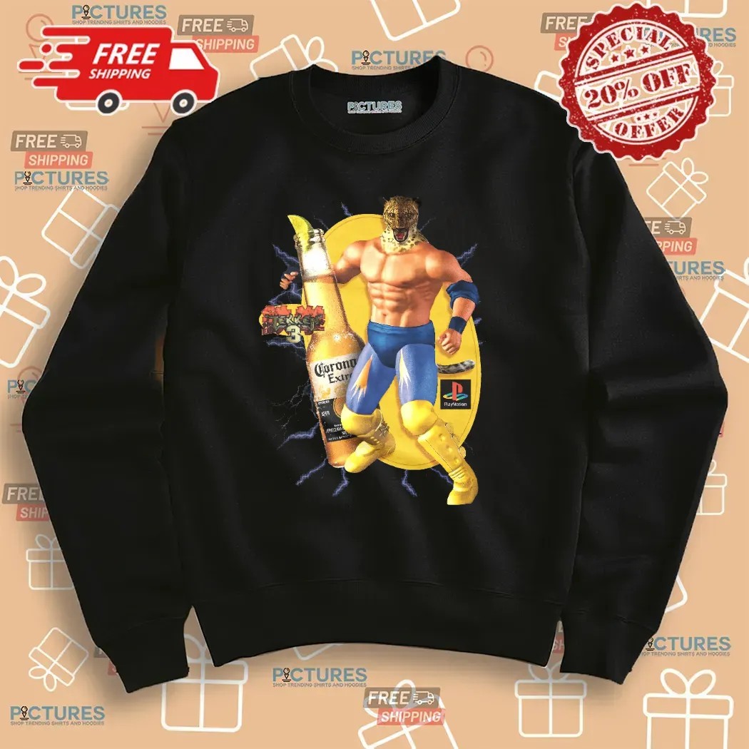 Tekken 3 King Corona Extra Beer Mashup T Shirt