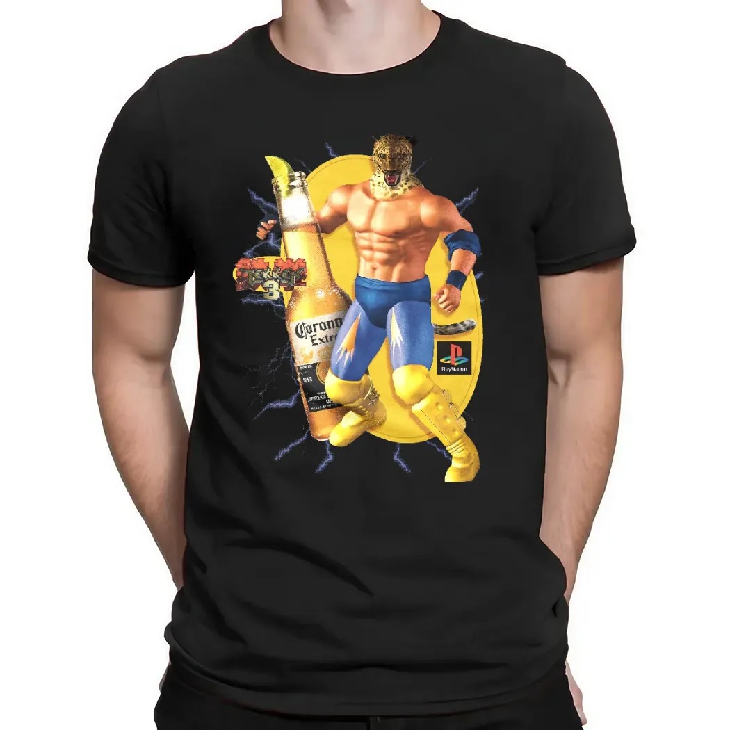 Tekken 3 King Corona Extra Beer Mashup T Shirt