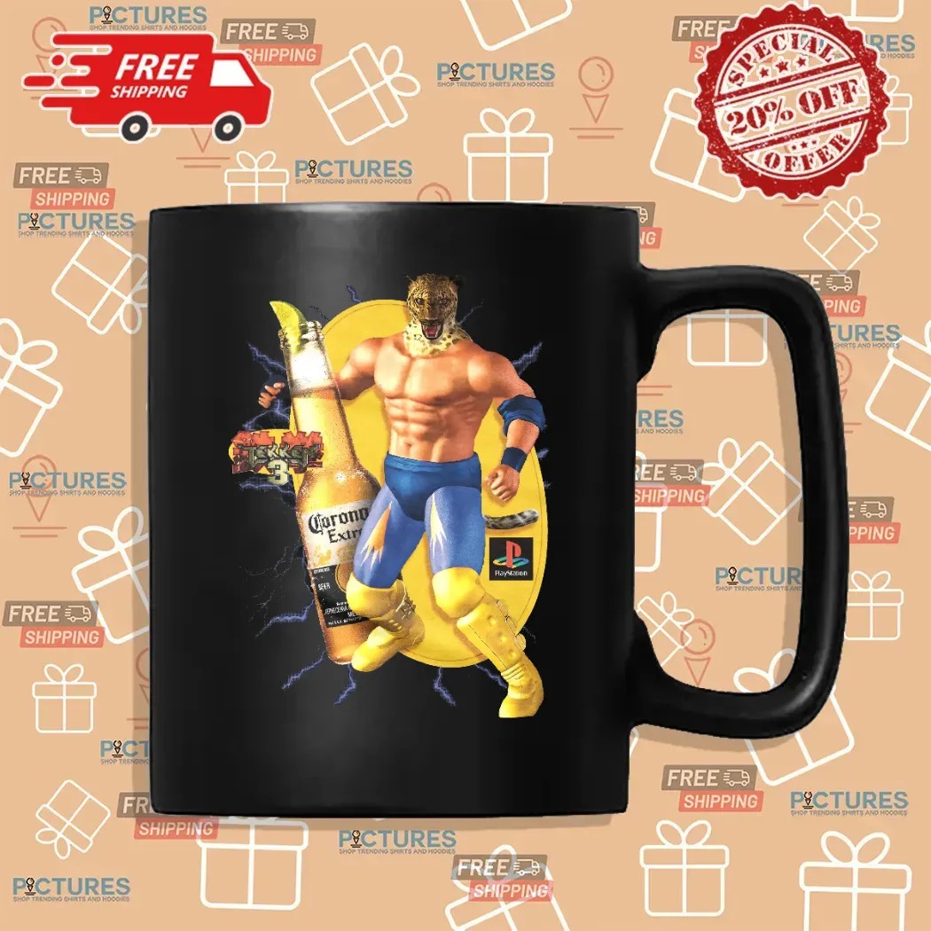 Tekken 3 King Corona Extra Beer Mashup T Shirt