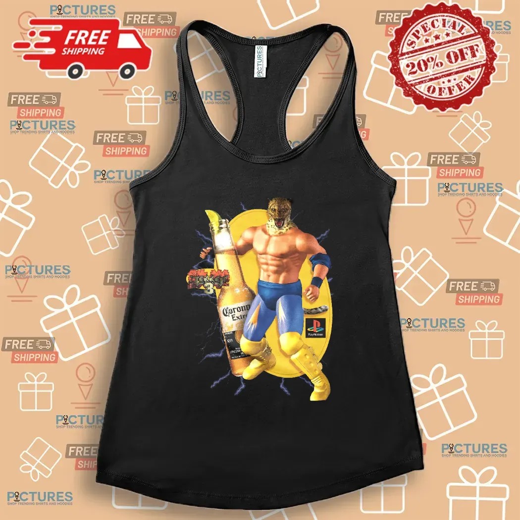 Tekken 3 King Corona Extra Beer Mashup T Shirt