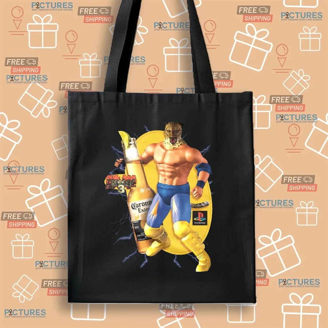 Tekken 3 King Corona Extra Beer Mashup T Shirt