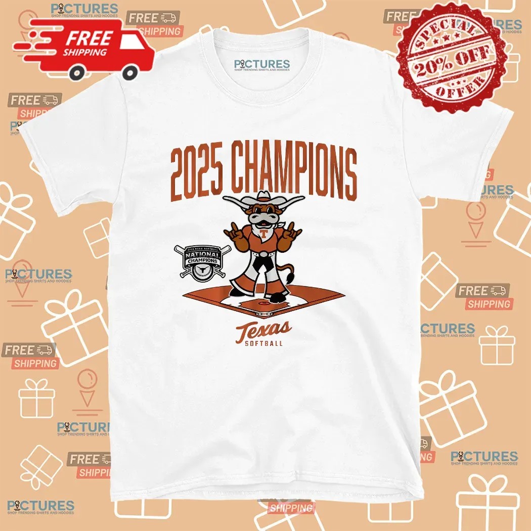 Texas Longhorns Softball 2025 NCAA Champs Diamond T Shirt