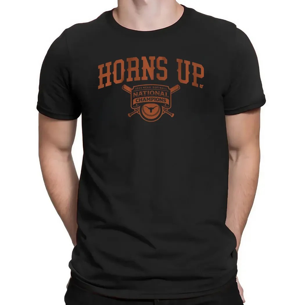 Texas Softball Horns Up 2025 NCAA National Champs T Shirt