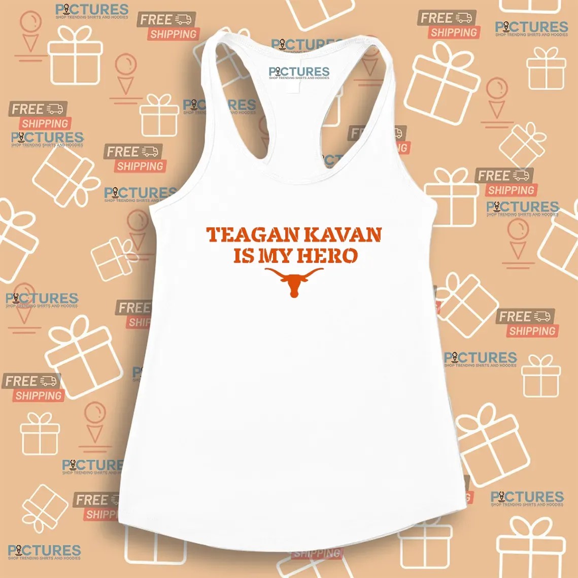 Texas Softball Teagan Kavan is My Hero T Shirt Texas Softball Teagan Kavan is My Hero T Shirt