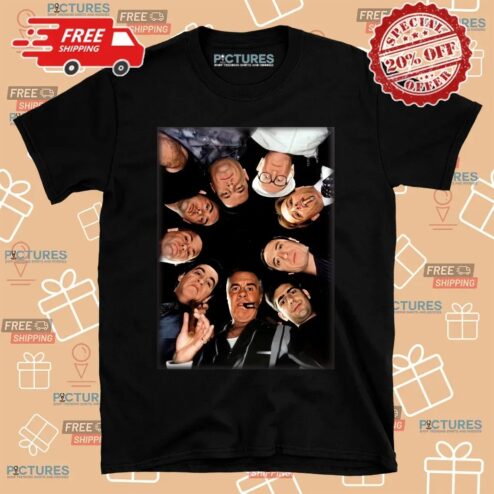 The Sopranos Crew Circle Look Down Meme Vintage Poster T Shirt