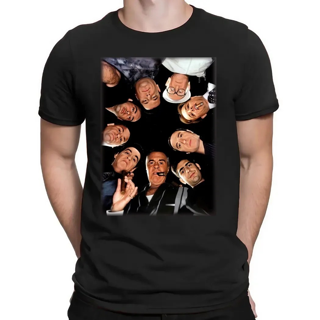 The Sopranos Crew Circle Look Down Meme Vintage Poster T Shirt