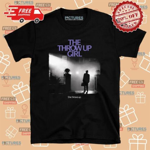 Throw Up Girl She Throw Up Silhouette T Shirt