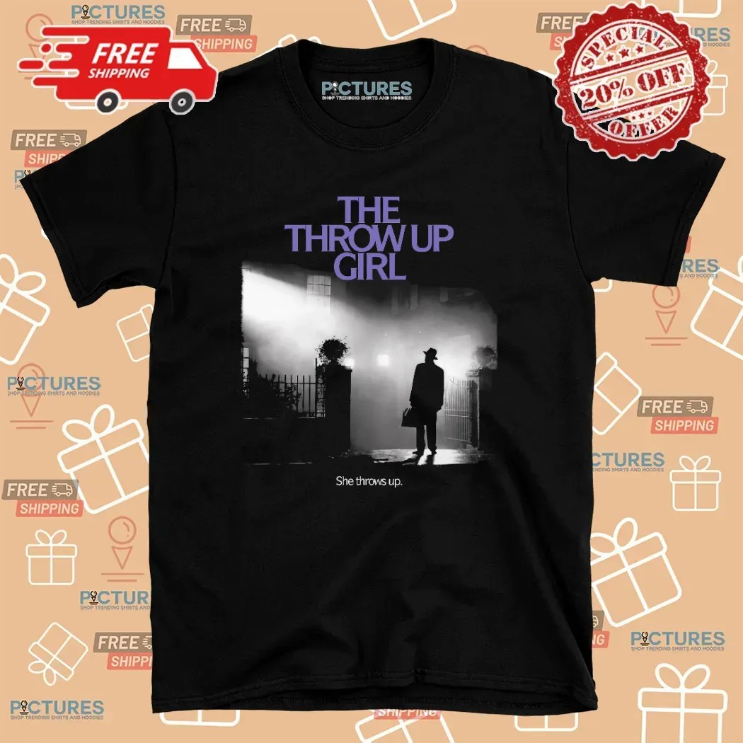 Throw Up Girl She Throw Up Silhouette T Shirt