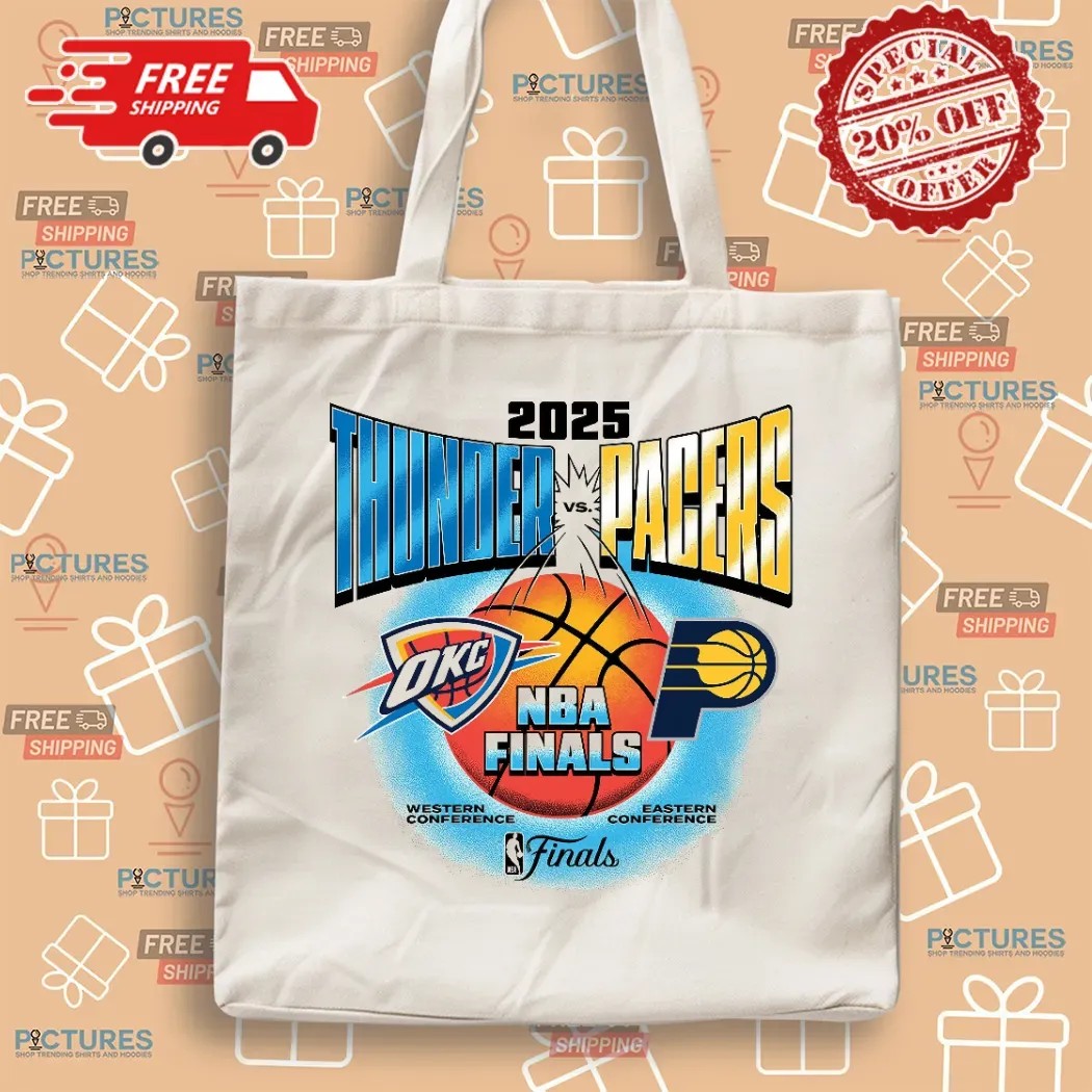 Thunder Vs Indiana Pacers 2025 Nba Finals Vintage Matchup Eastern Western Conference T Shirt