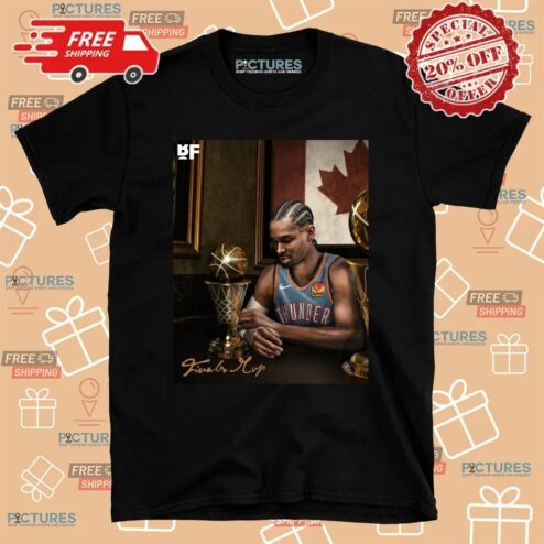 Thunder's Shai Gilgeous-Alexander is the 2025 NBA Finals MVP Photo T Shirt