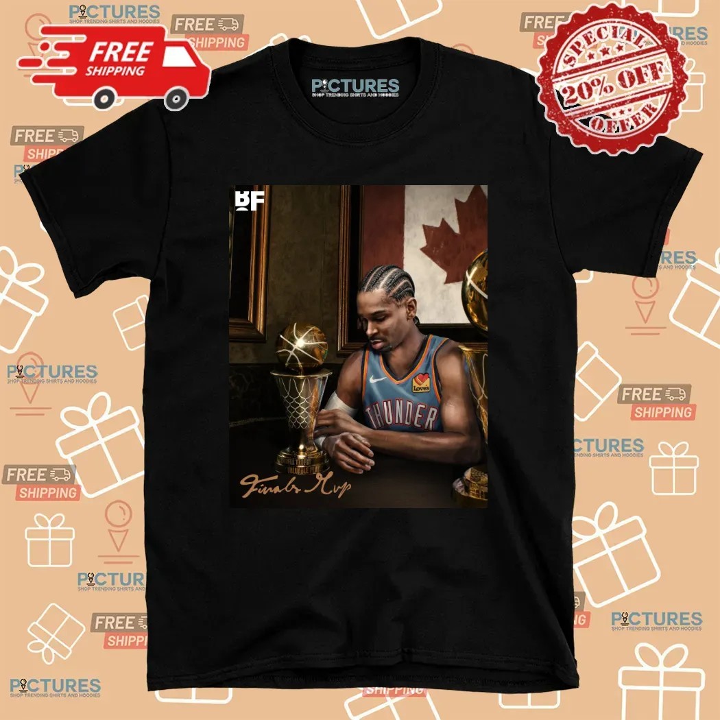 Thunder's Shai Gilgeous-Alexander is the 2025 NBA Finals MVP Photo T Shirt