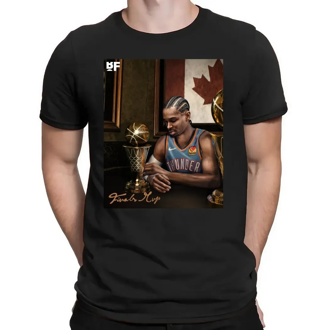 Thunder's Shai Gilgeous-Alexander is the 2025 NBA Finals MVP Photo T Shirt