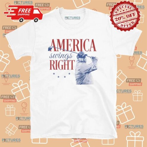Trump Maga America Swings Right T Shirt
