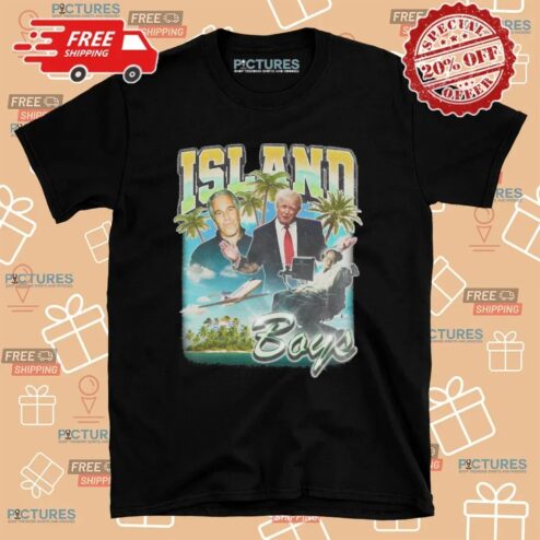 Trump Stephen Hawking Island Boys T Shirt