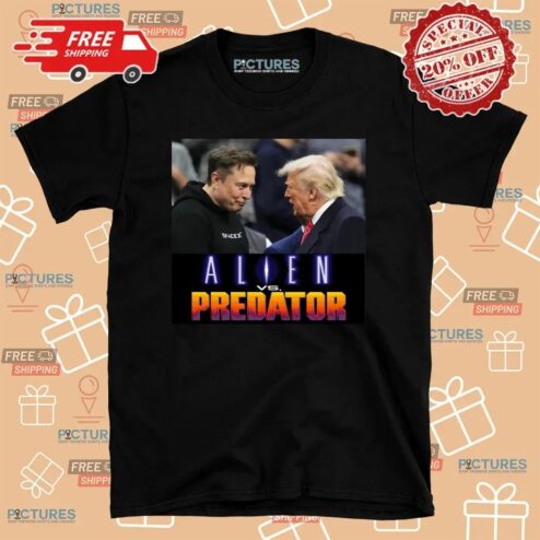 Trump Vs Elon Musk Alien Vs Predator T Shirt