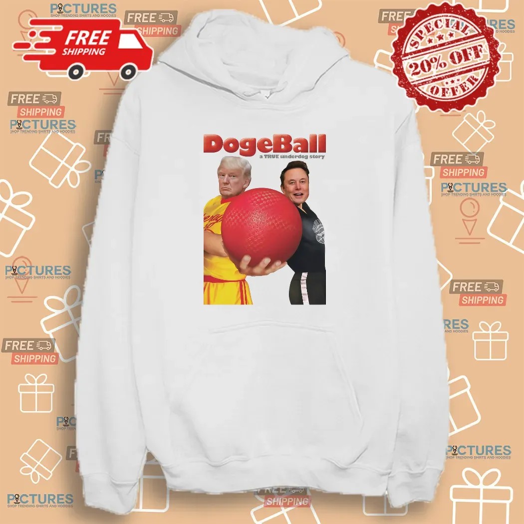 Trump vs Elon DodgeBall A True Underdog Story Meme T Shirt