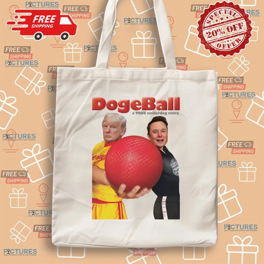 Trump vs Elon DodgeBall A True Underdog Story Meme T Shirt