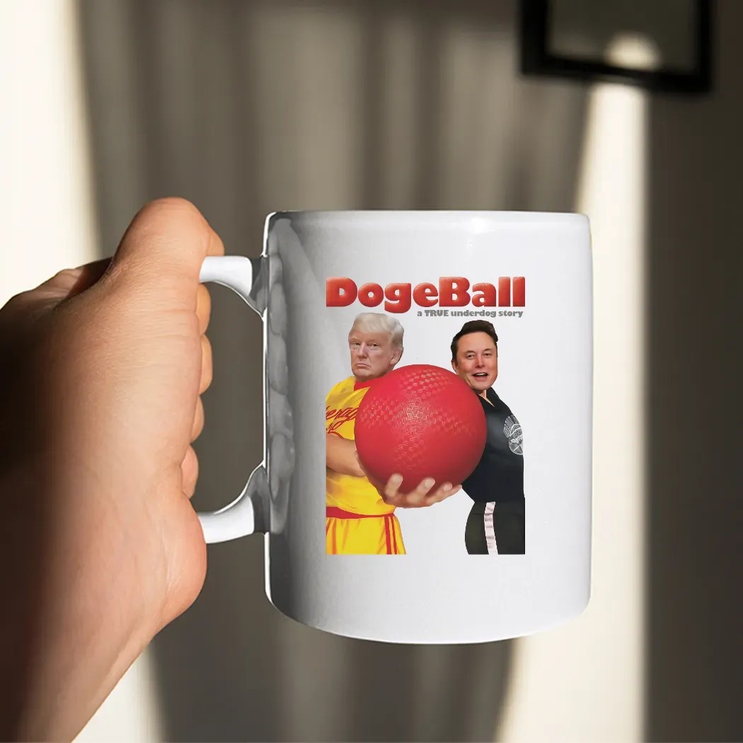 Trump vs Elon DodgeBall A True Underdog Story Meme T Shirt