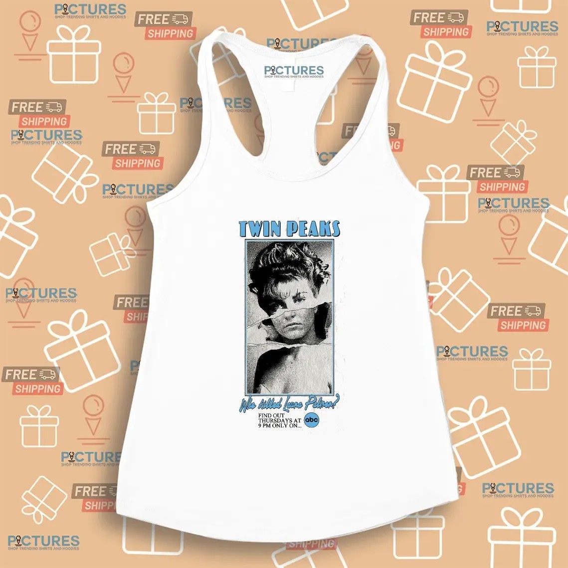 Twin Peaks Who Killed Laura Palmer Find Out Thursday At 9pm On Abc T Shirt
