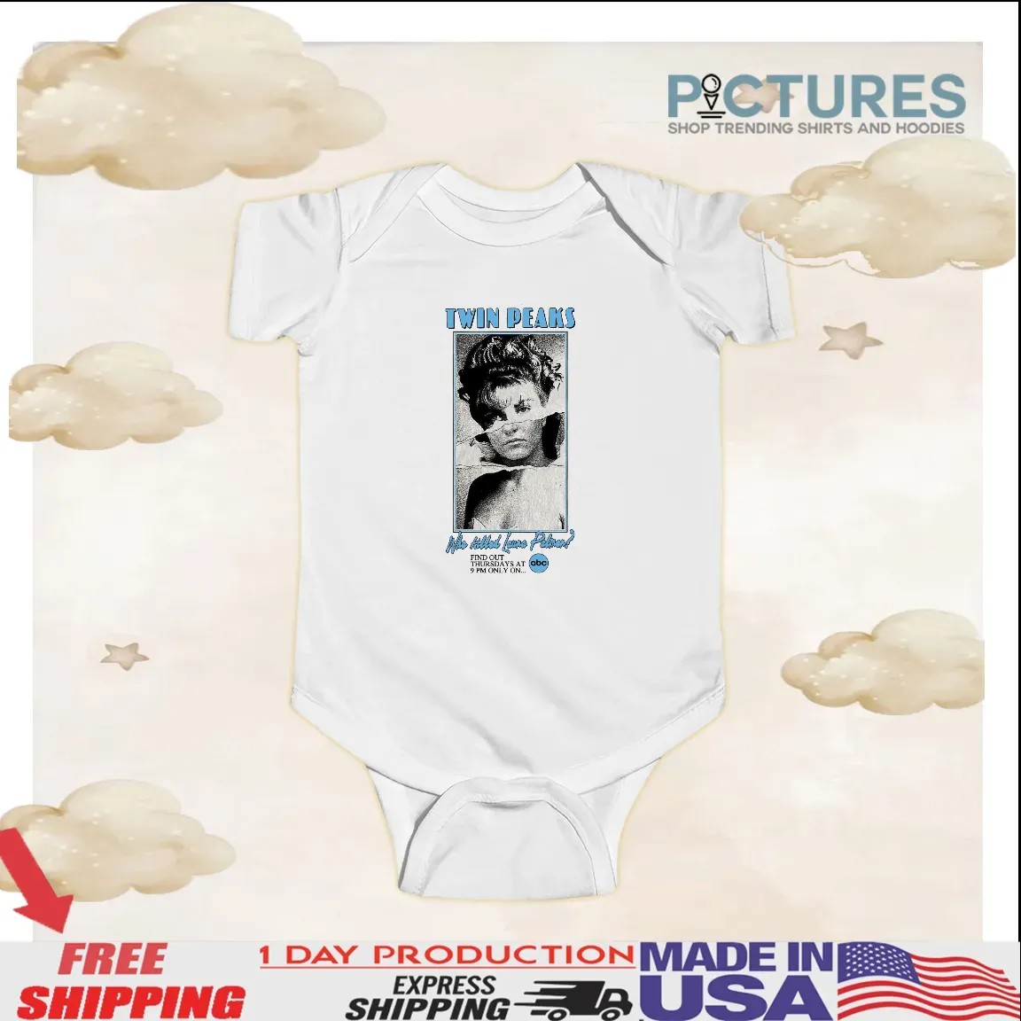 Twin Peaks Who Killed Laura Palmer Find Out Thursday At 9pm On Abc T Shirt