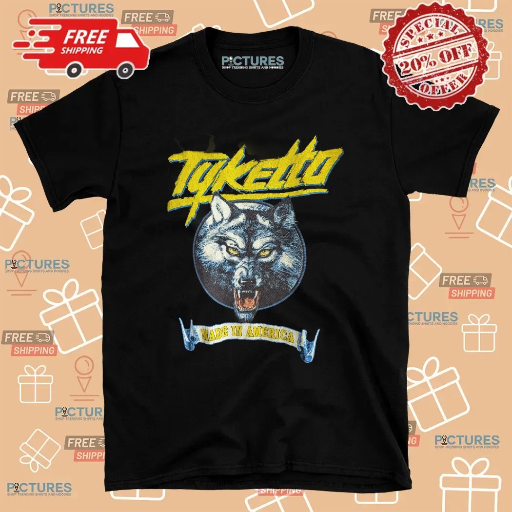 Tyketto Made In America 1995 Hard Rock Glam Metal Band European Tour T Shirt Tyketto Made In America 1995 Hard Rock Glam Metal Band European Tour T Shirt