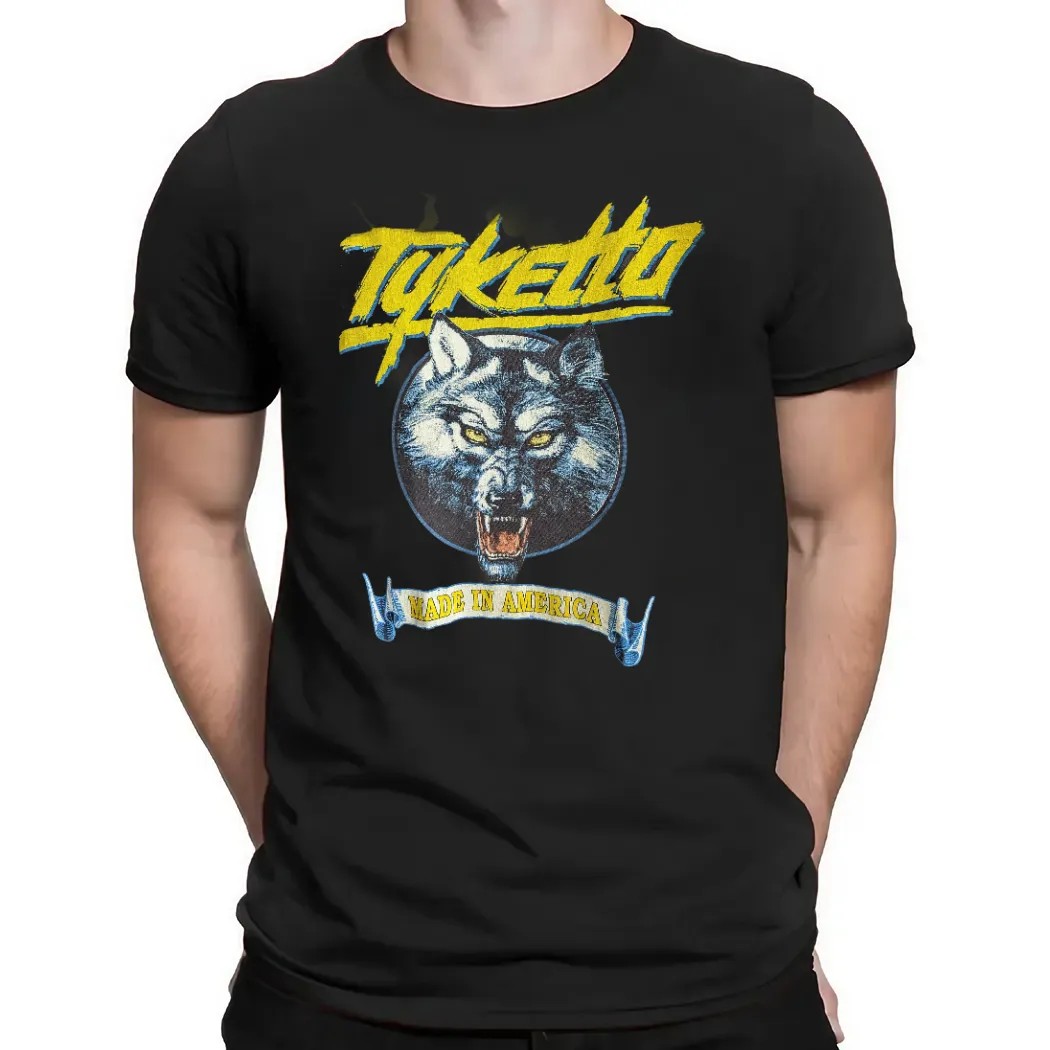 Tyketto Made In America 1995 Hard Rock Glam Metal Band European Tour T Shirt Tyketto Made In America 1995 Hard Rock Glam Metal Band European Tour T Shirt