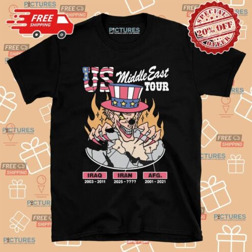 US Middle East Tour Iraq IRan Afg T Shirt