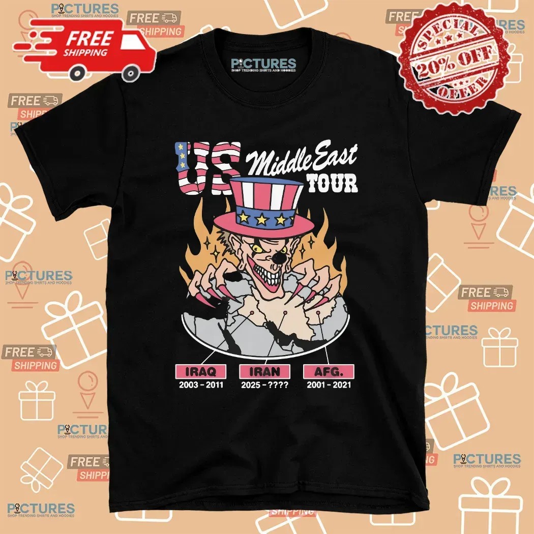 US Middle East Tour Iraq IRan Afg T Shirt