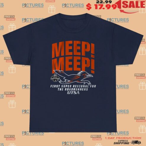 UTSA Baseball First Super Regional Bound For The Roadrunners NCAA T Shirt