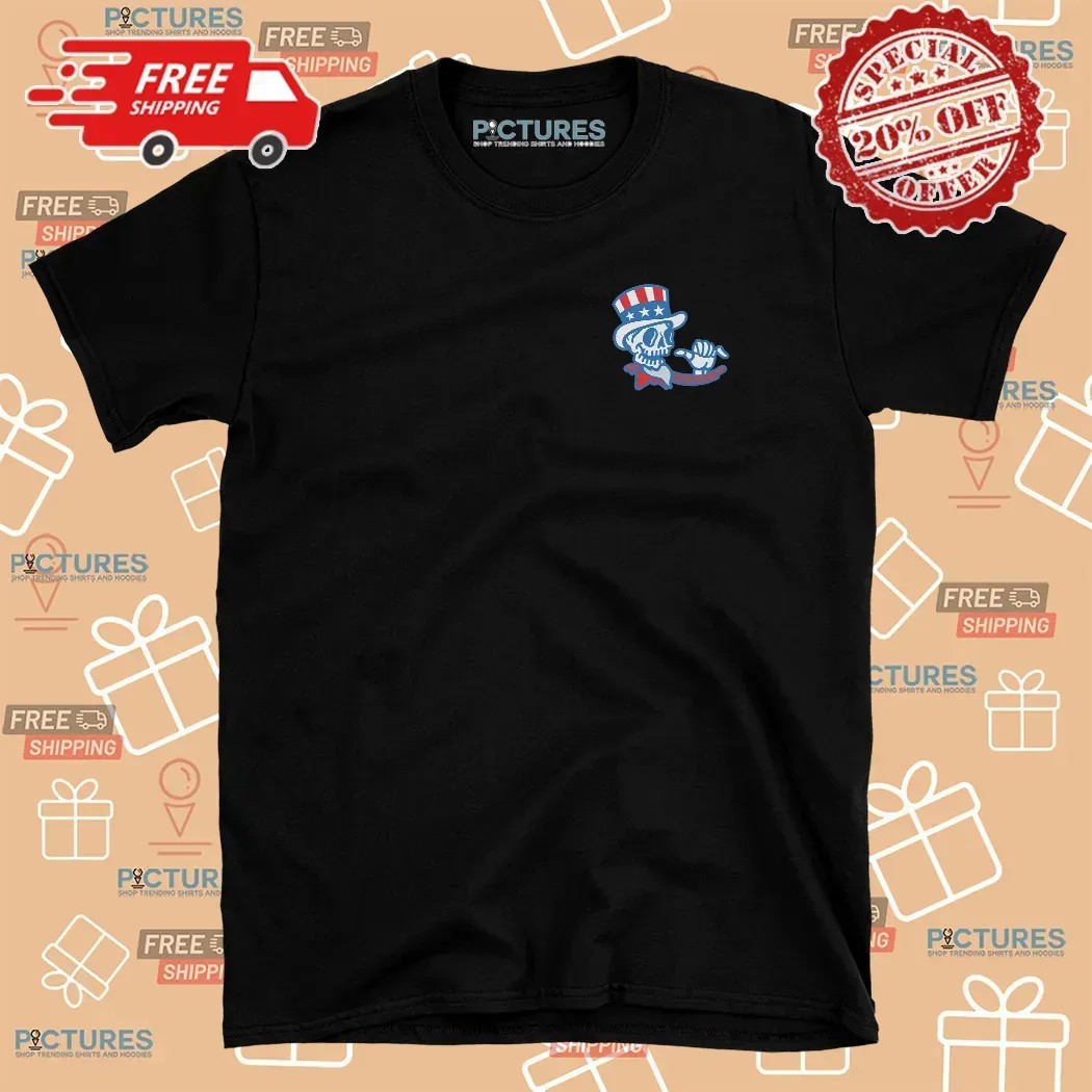 Uncle Slam Skeleton Patriotic T Shirt