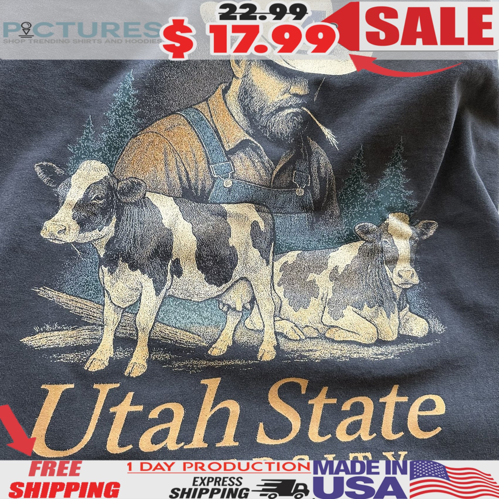 Utah State University Nature T Shirt