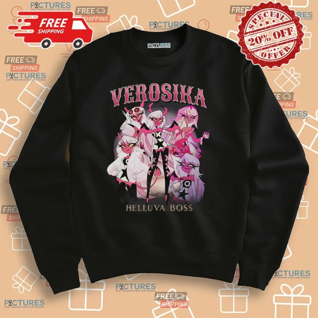 Verosika Helluva Boss Vintage Bootleg T Shirt Verosika Helluva Boss Vintage Bootleg T Shirt