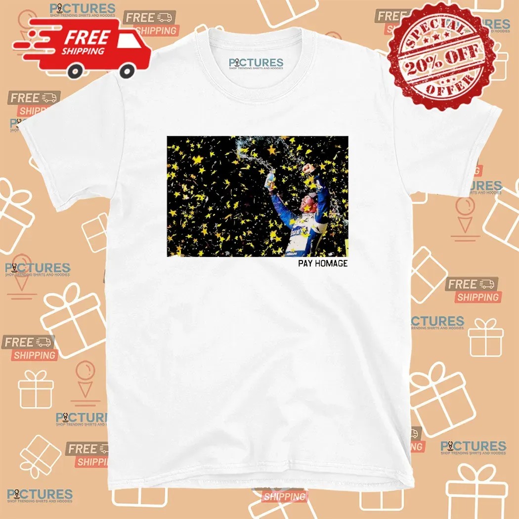 Victory Celebration Jimmie Johnson Pay Homage Nascar Legend T Shirt