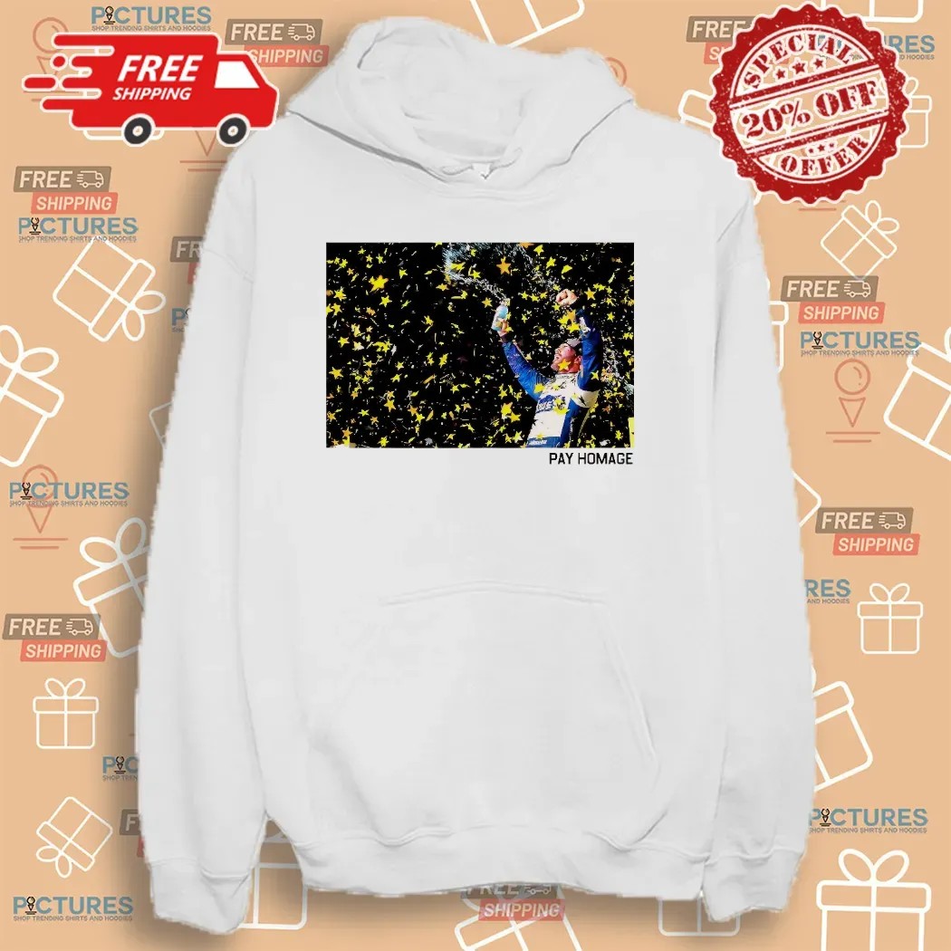 Victory Celebration Jimmie Johnson Pay Homage Nascar Legend T Shirt