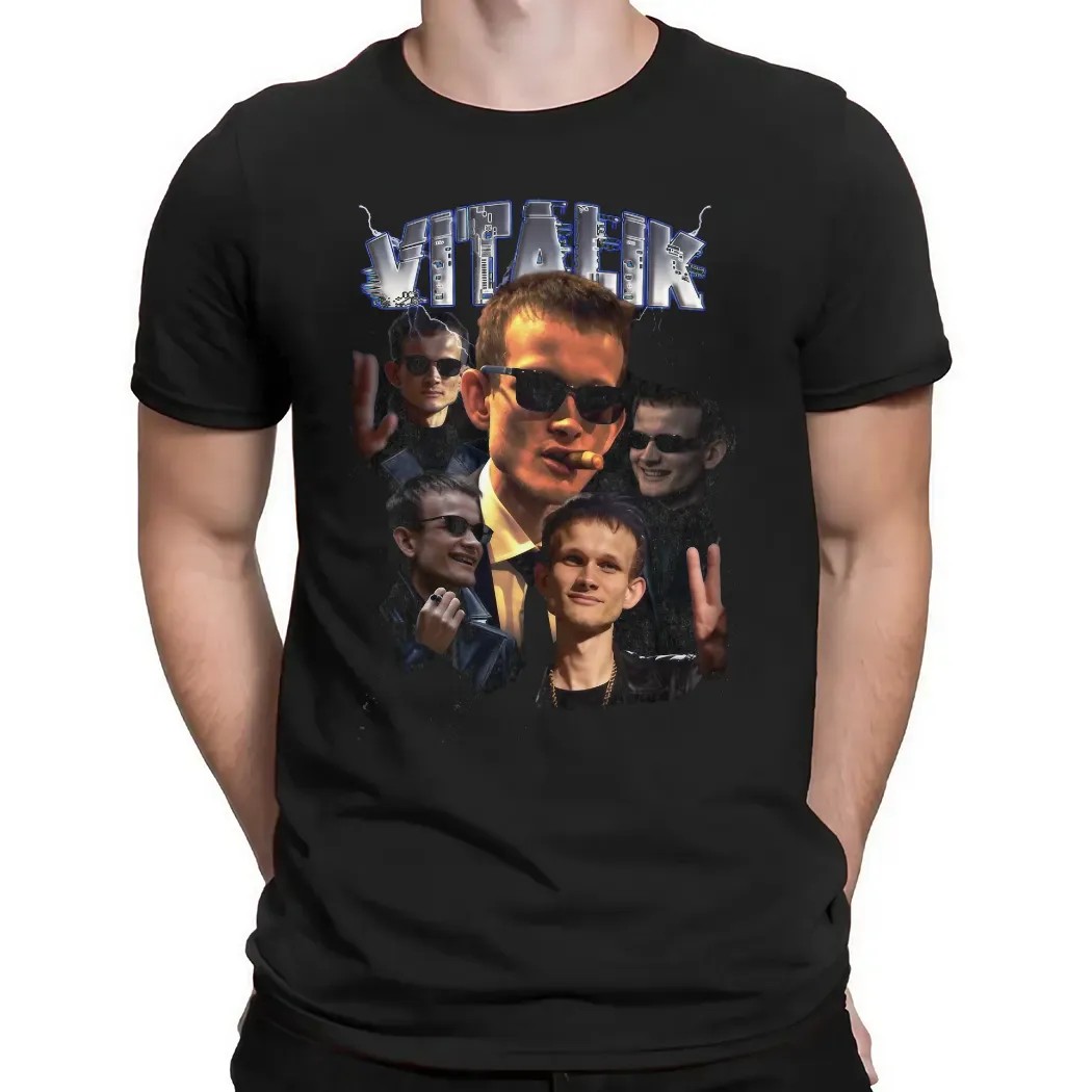 Vitalik Ethereum Smoking Vintage Bootleg T Shirt
