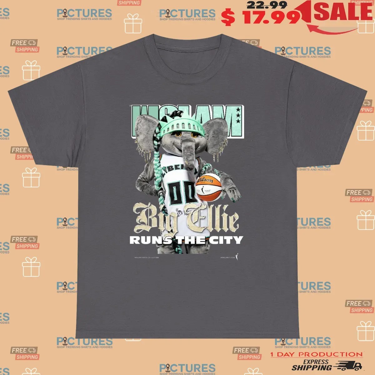 WSLAM Cover Big Ellie Run The City T Shirt