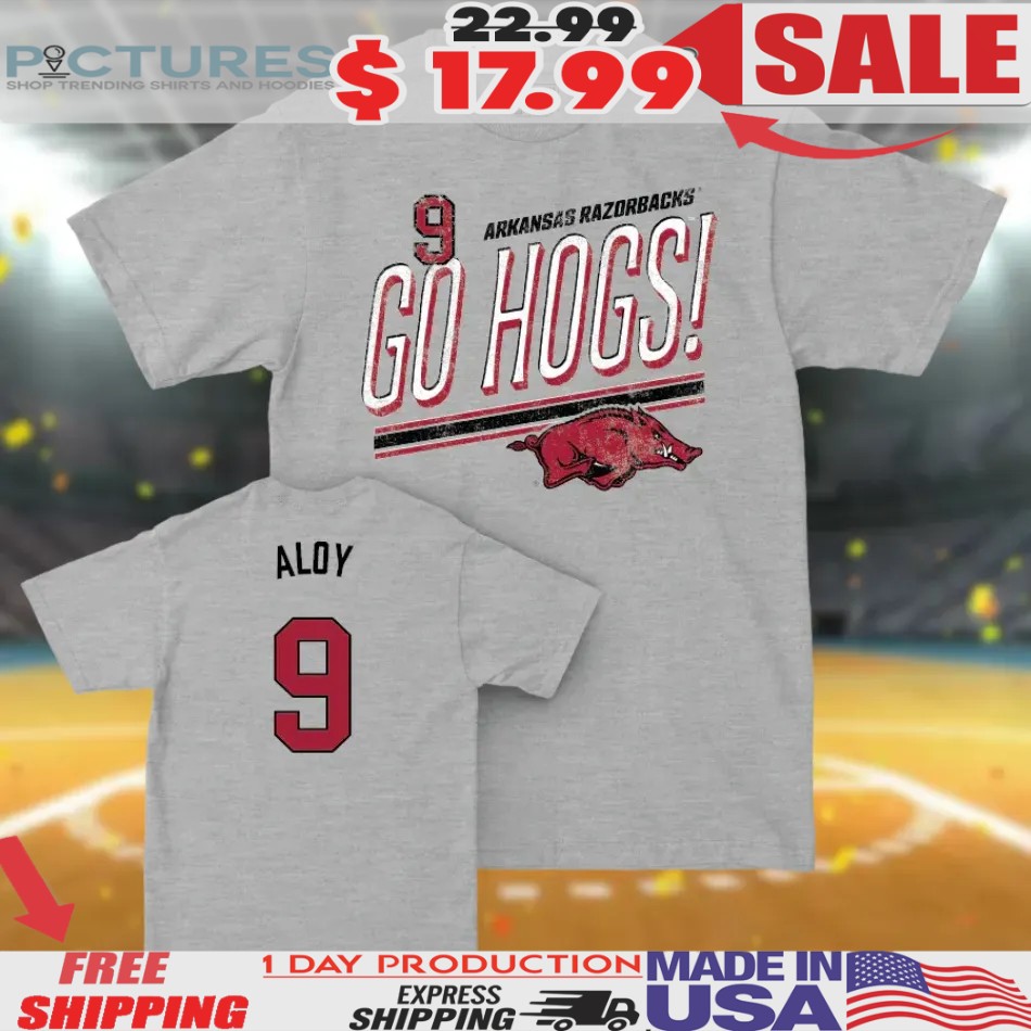 Wehiwa Aloy Arkansas Razorbacks Baseball Go Hogs T Shirt