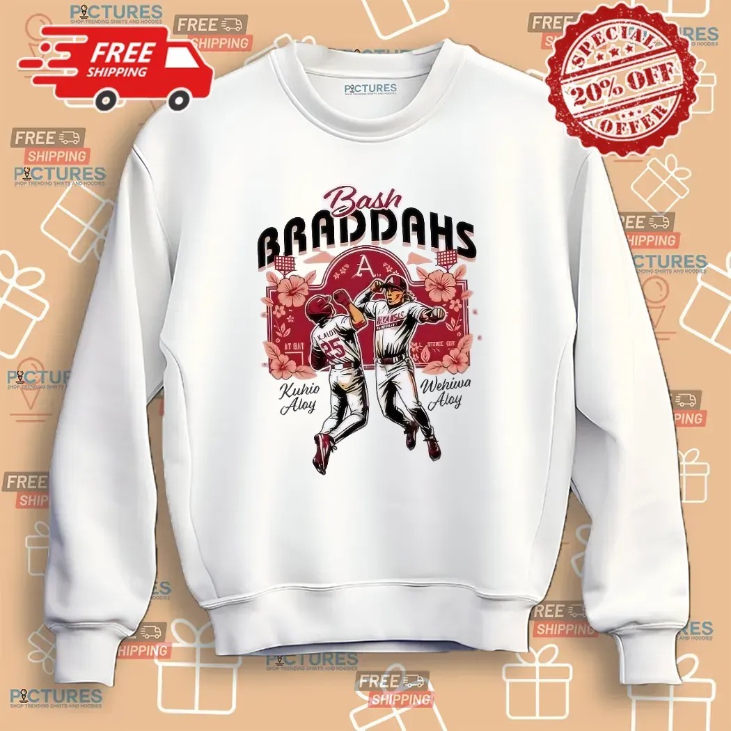 Wehiwa Aloy Wehiwa Aloy Arkansas Razorbacks Bash Braddahs Caricatures T Shirt