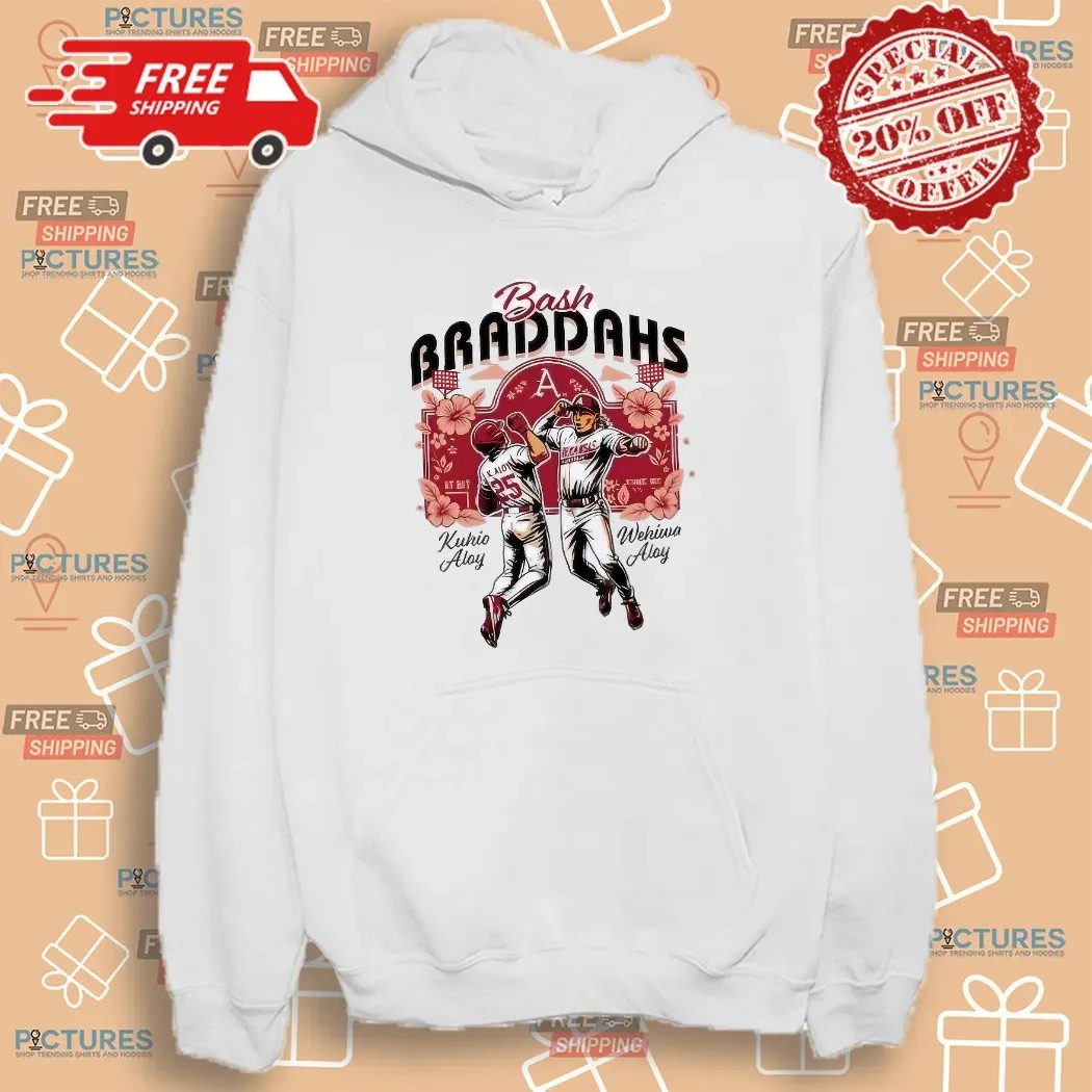 Wehiwa Aloy Wehiwa Aloy Arkansas Razorbacks Bash Braddahs Caricatures T Shirt