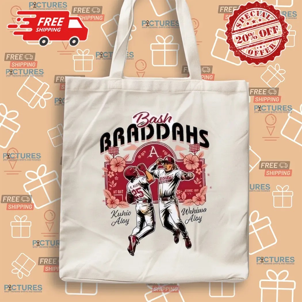 Wehiwa Aloy Wehiwa Aloy Arkansas Razorbacks Bash Braddahs Caricatures T Shirt